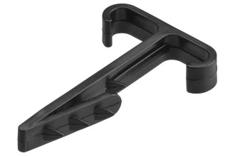 Дюбель-хомут для плоского кабеля Т-образный 2-12 мм черный (100 шт.) TDM.