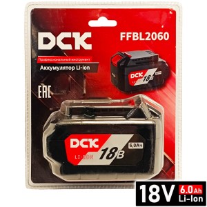Аккумулятор FFBL2060 (18V / 6.0Ah) DCK (FFBL2060)