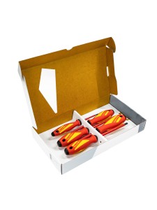 Набор диэлектрических отверток MAXX VDE 5 пр. SB/PZ1+2