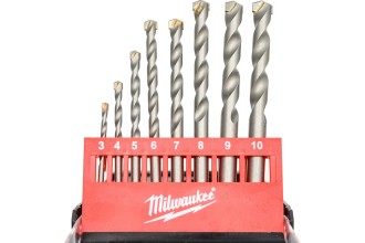 Набор_Сверла по бетону 3-10 мм MARS Set (8 шт) в футляре, MILWAUKEE