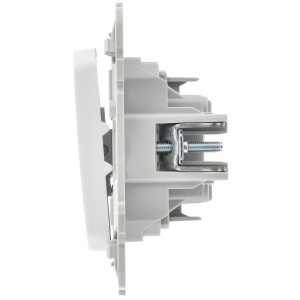 FLITE Выключатель 2-клавишный 10А ВС12-1-0-ФлБ белый IEK