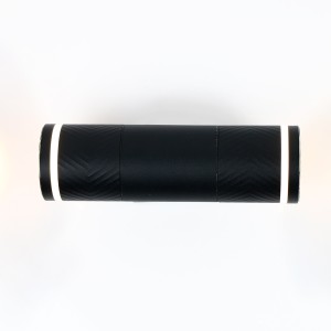 Фасадный светильник GWL-2MR16-GU10-R-IP65 Черный Шпиль