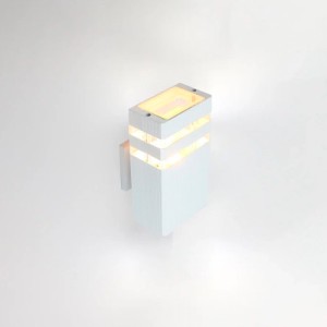 Фасадный светильник General GWL-MR16-GU10-S-IP65 Белый с двойным боковым рассеивателем Катет