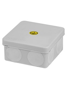 Коробка уравнивания потенциалов( КУП) двухкомп ОП 80х80х40 мм,шина 6х9,6гр.,IP66,  инд. ш/к TDM.