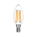 Лампа Gauss Filament Свеча 13W 1150lm 4100К Е14 LED 1/10/50