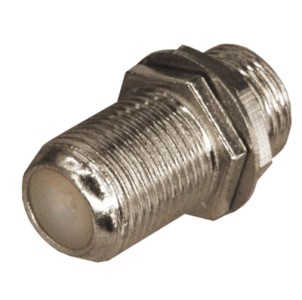 Переходник гнездо F – гнездо F, бочка с кольцом REXANT