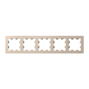ATLASDESIGN 5-постовая РАМКА, универсальная, ПЕСОЧНЫЙ