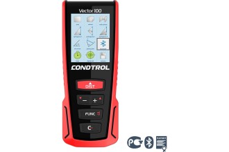 Дальномер лазерный Vector 100 (Красный / 100 м +- 1,5 мм / Li-lon / Smart Measure / Чехол), CONDTROL