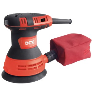 Машина шлифовальная эксцентриковая DCK KSA125, 300Вт, 125мм. регул. об. 4000-12000, амл 3,5мм
