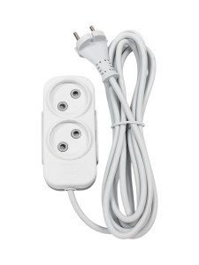 EL-BI,Myra,удлинитель 2гн3м б/з белый,527-110203-260