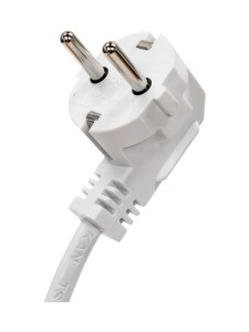 EL-BI,Myra,удлинитель 2гн1м с/з белый,527-010201-211