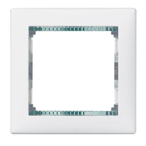 VALENA DIY Рамка 1-местная белый кристалл
