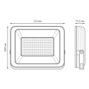 Прожектор светодиодный Gauss Elementary 200W 17000lm IP65 6500К ПРОМО G2 черный 1/6