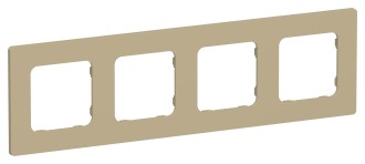 FLITE Рамка 4-местная РУ-4-К-ФлХ хаки IEK