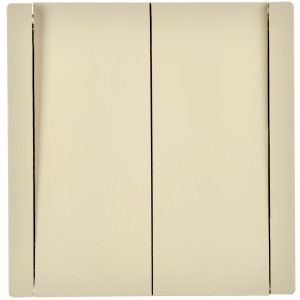 FORTE&PIANO Выключатель 2-клавишный перекрестный 10А FP409 ваниль IEK