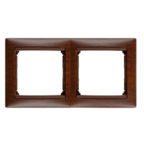VALENA DIY Рамка 2-местная дерево тонированное