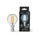 Лампа Gauss Filament Шар 13W 1150lm 4100К Е14 LED