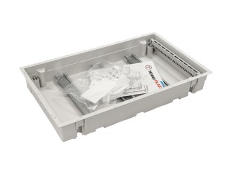 U36CW IT, Щит встраиваемый мультимедийный, 3 ряда, белая дверца, IP40