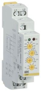 Реле контроля фаз ORF-05 трехфазное 220-460В AC IEK