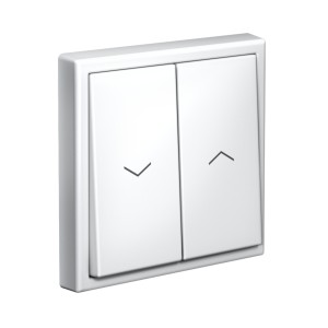 ARTGALLERY 2-клавишный ВЫКЛЮЧАТЕЛЬ ДЛЯ ЖАЛЮЗИ, 2х сх.4, 10А, механизм, БЕЛЫЙ