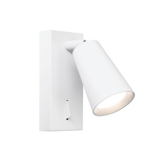 Накладной светильник WOLTA WSL-GU10/W11W IP20 под лампу GU10 Белый CONO 85x140