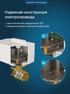 Комплект защиты от протечки Welrok Base латунь DN15 (1/2")