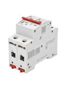 Автоматический выключатель YON max типа MD63N, 6кА, 2 полюса, хар-ка C, 40А DKC