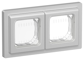 FLITE Рамка 2-местная IP55 Рпро-2-55-ФлА алюминий IEK