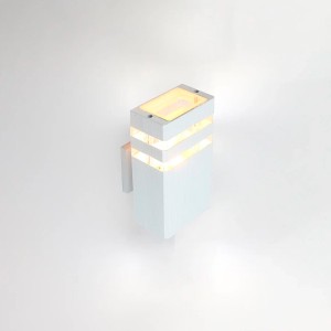 Фасадный светильник General GWL-MR16-GU10-S-IP65 Белый с двойным боковым рассеивателем Катет