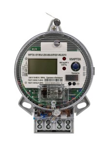 Счетчик однофазный МИРТЕК-1-BY-W9-A1-230-5-60A-S-RF433/1-HKLOQ1V3