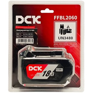 Аккумулятор FFBL2060 (18V / 6.0Ah) DCK (FFBL2060)