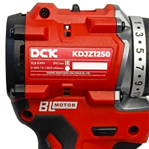 Дрель-шуруповерт аккумуляторная KDJZ1250 (10,8V / 2*2.0Ah / 50Nm / BL / Кейс), DCK