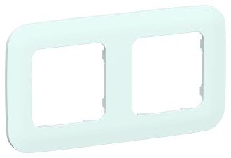 FLITE Рамка 2-местная РУ-2-А-ФлХЛ холодный лед IEK