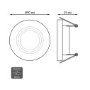 Светильник Gauss Backlight BL078 Круг Золото/Кристалл/Золото, Gu5.3, LED 2700K 1/40