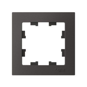 ATLASDESIGN 1-постовая РАМКА, БАЗАЛЬТ