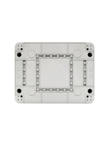 TEKFOR Корпус пластиковый КМПн-12 IP65 черная прозрачная дверь IEK