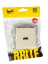 BRITE Розетка HDMI РHDMI-0-БрКр бежевый IEK