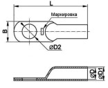 наконечник JG- 6 медный луженый кабельный TDM