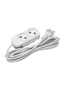 EL-BI,Myra,удлинитель 2гн3м б/з белый,527-110203-260