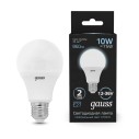 Лампа Gauss A60 AC12-36V 10W 860lm 4100K E27 LED 1/10/50