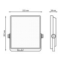 Прожектор Gauss EVO 70W 6300lm 6500K 100-240V IP65 черный LED 1/10