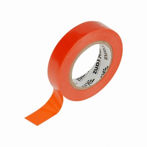 Изолента ПВХ 0,13х15мм, 20м, красная KRANZ.