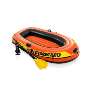 58356NP Надувная лодка "Explorer Pro 200" 196х102х33см, до 120кг INTEX