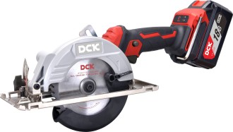 Пила дисковая аккумуляторная бесщеточная DCK KDMY125, 125*22,2 мм, 2*5А/ч, пропил 33мм.