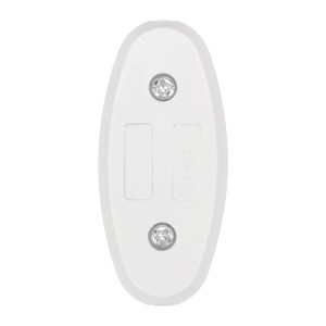 Выключатель-кнопка 6А 250ВON-OFF на электропровод для настольной лампы/бра бел.  36-3016