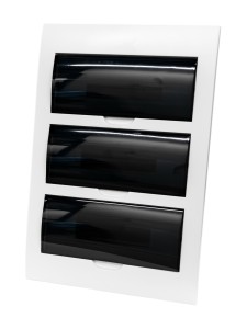 Корпус пластиковый ЩРВ-П-36 черн. прозр. дверь IP41 GENERICA
