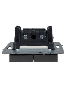 BRITE Выключатель 2-клавишный с индикацией 10А ВС10-2-1-БрС сталь IEK