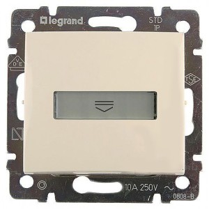 Valena - Выключатель с ключом-карточкой, сл.кость