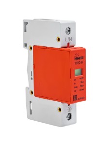 Ограничитель перенапряжения ОПС-В 1P In=30kA Un=420B Im=60kA Kinee (Китай)
