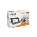 Прожектор светодиодный Gauss Elementary G2 30W 2690lm IP65 3000К черный 1/48